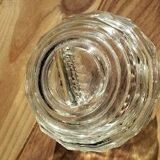 Pale green tinted glass bonbonnière – Delicate vintage shade