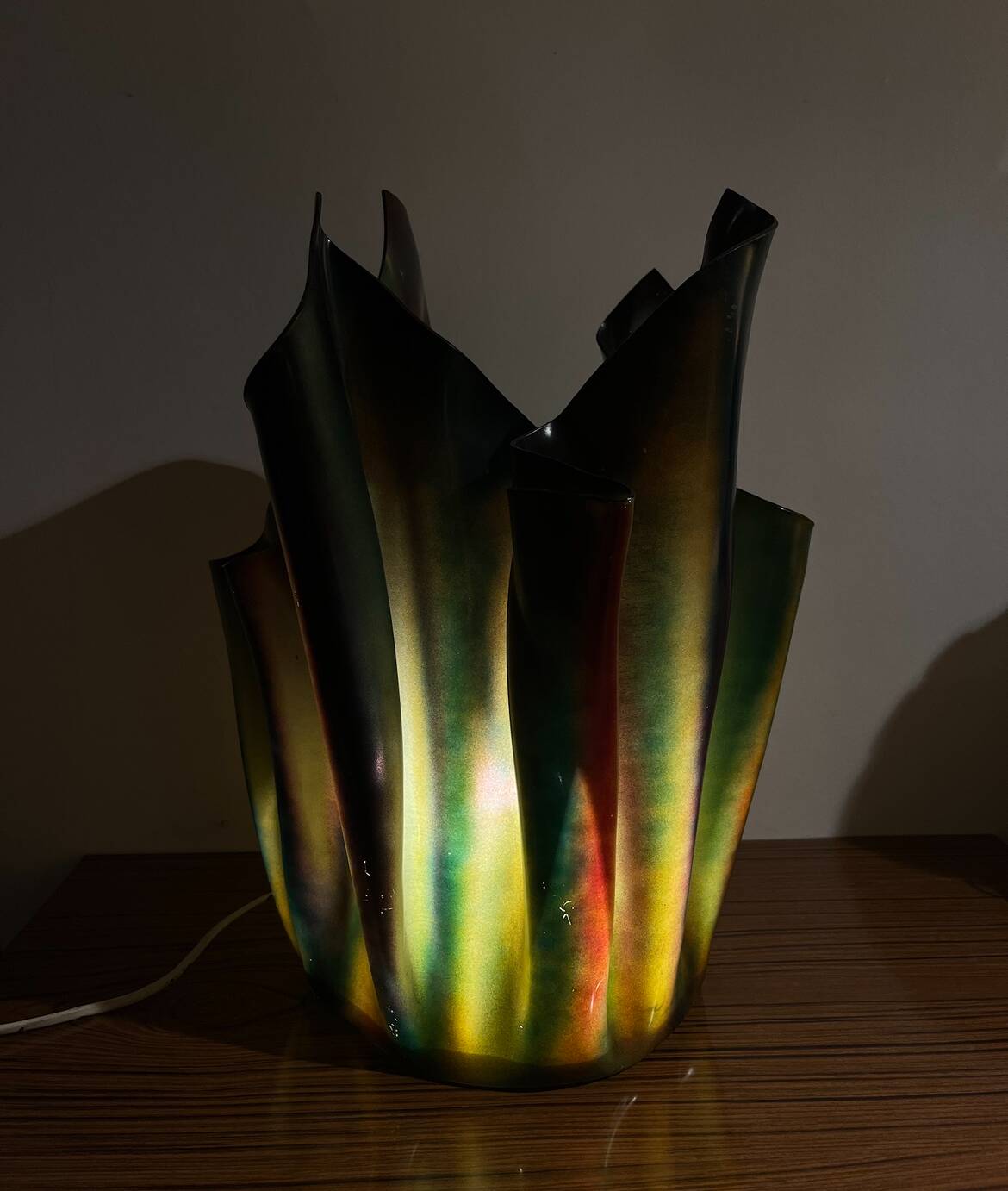 Vintage resin lamp in the style of Georgia Jacob from the 70s/80s.