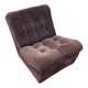 Fauteuil relax vintage en velours côtelé