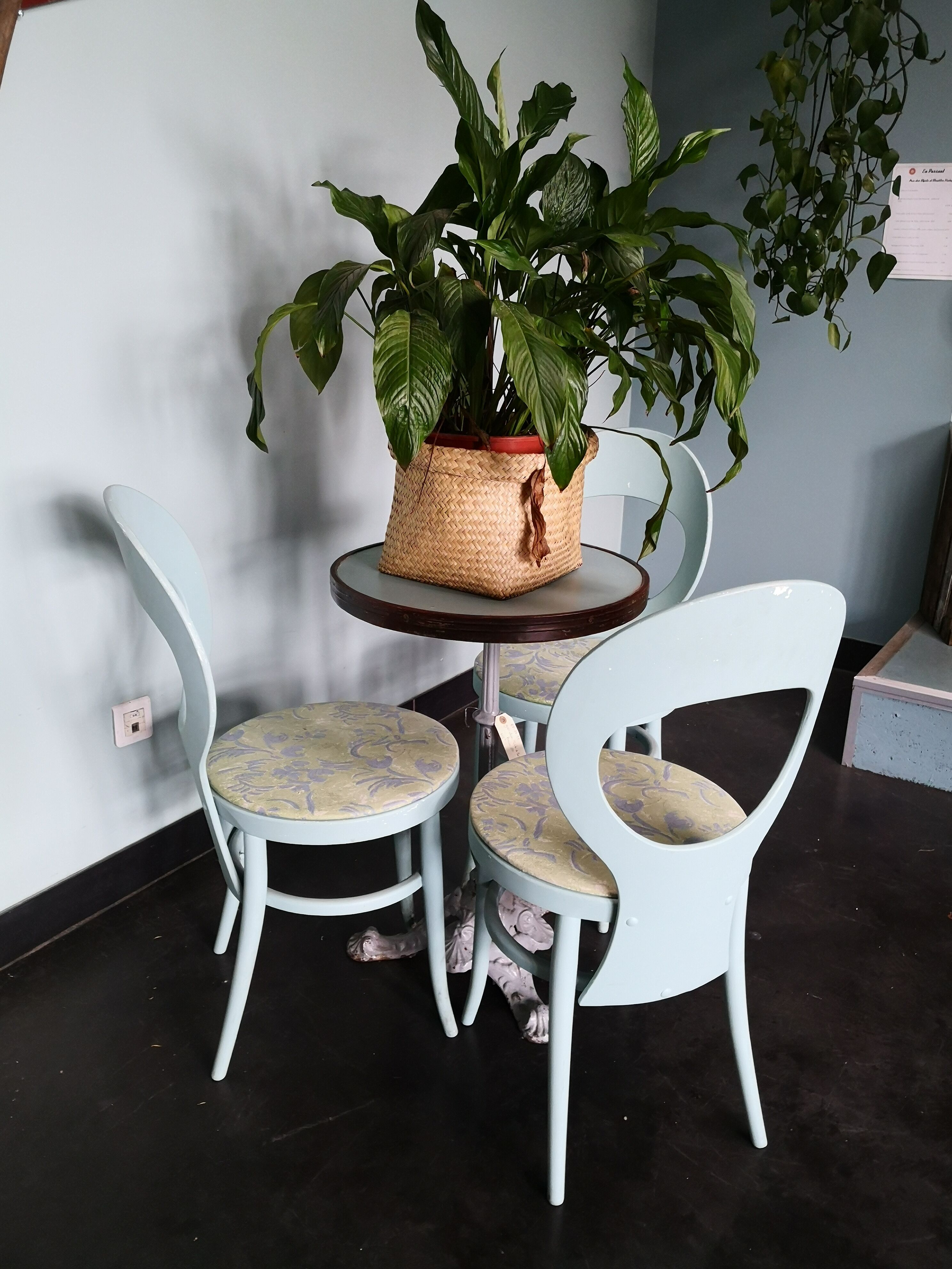 3 Bauman model bistro chairs seagull