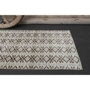 1970s Turkish Hand-Knotted Wool Cotton Beige Runner Rug 70x262