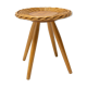 Mid century rattan stool by Jan Kalous for Úluv, 1960´s, Czechoslovakia
