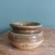 Signed stoneware mustard pot