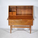 Secrétaire de bureau en teck de conception danoise des années 1960, modèle 68,