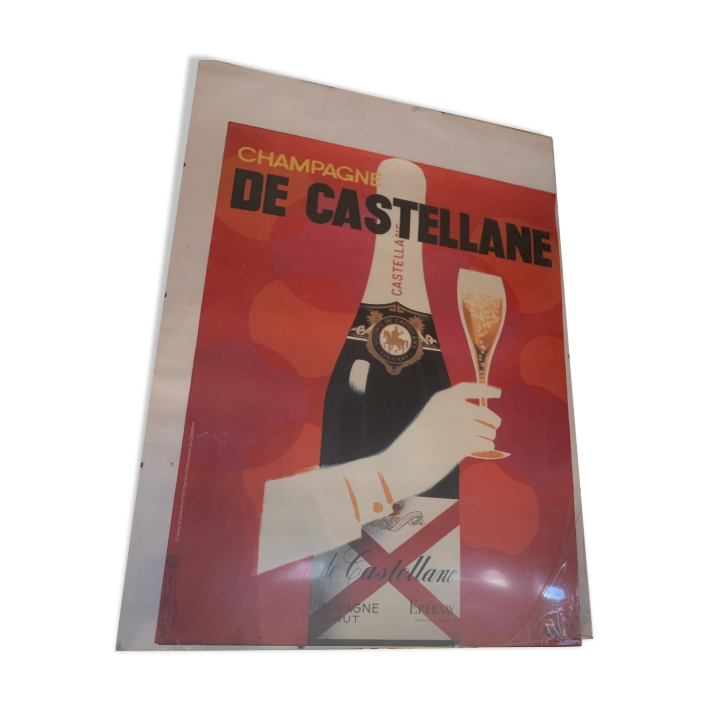 Castellane champagne advertising poster