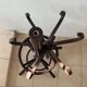 Baumann style 1960 swivel parrot coat rack in bent wood
