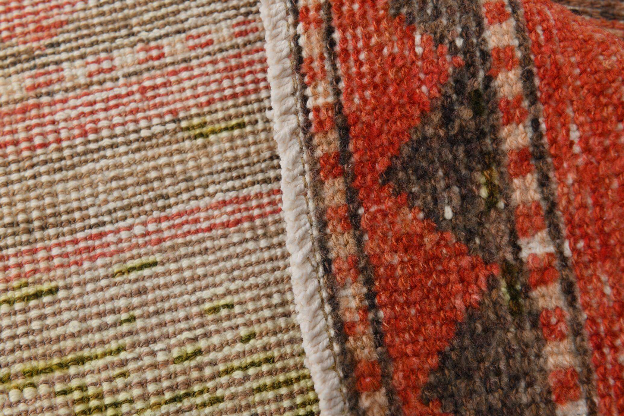 3x10 Rose Red Turkish Vintage Runner Rug,  80x309Cm SK 20304