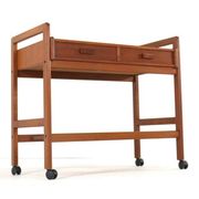 Chariot danois avec deux tiroirs - 'Favrholt' - design danois en teck