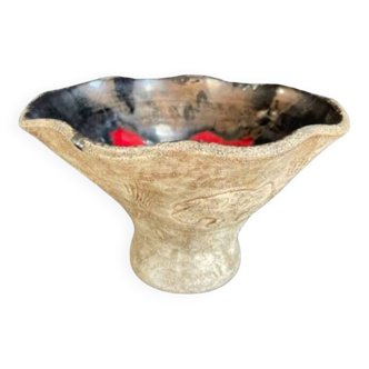 Coupe, vase en céramique Francis Triay
