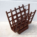 Vintage wood magazine holders