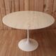 Table ronde Tulipe en marbre Calacatta de Eero Saarinen - Ø 107 cm - Knoll