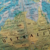 Terrestrial globe in the 1960s