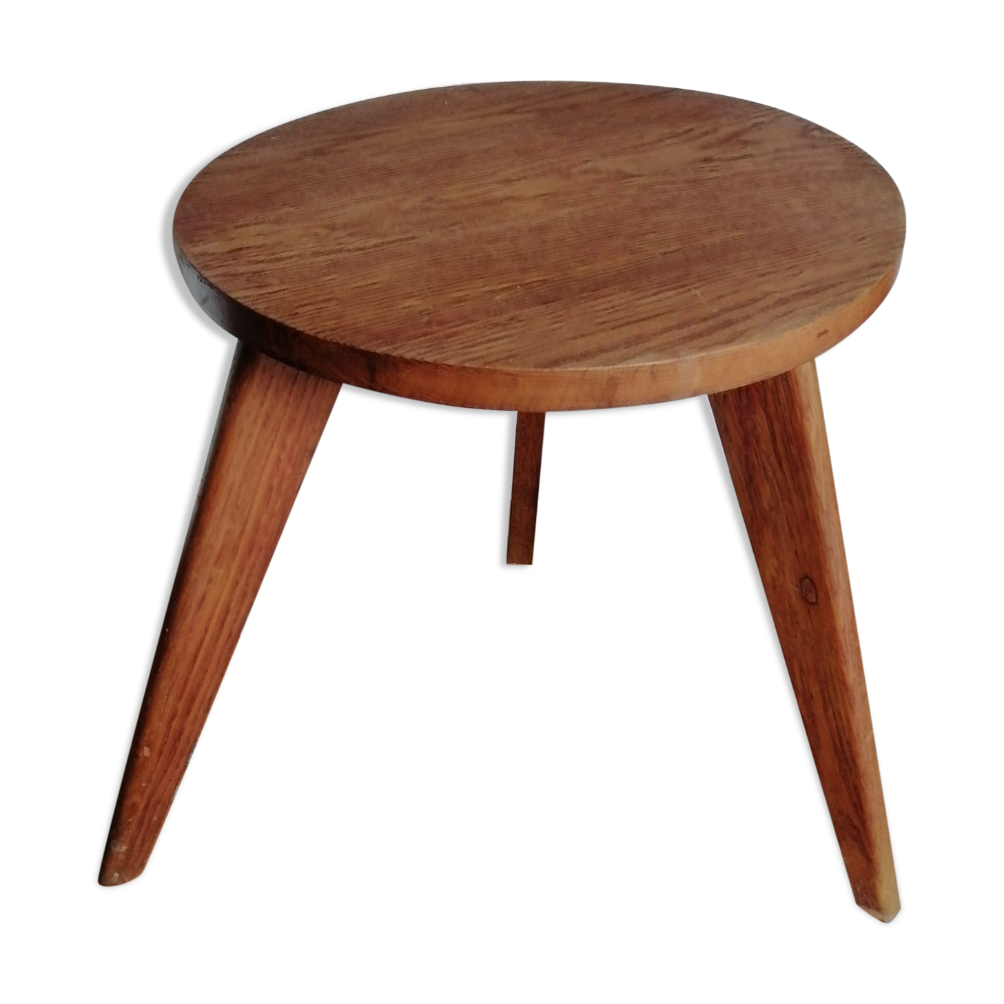 Tripod wooden coffee table