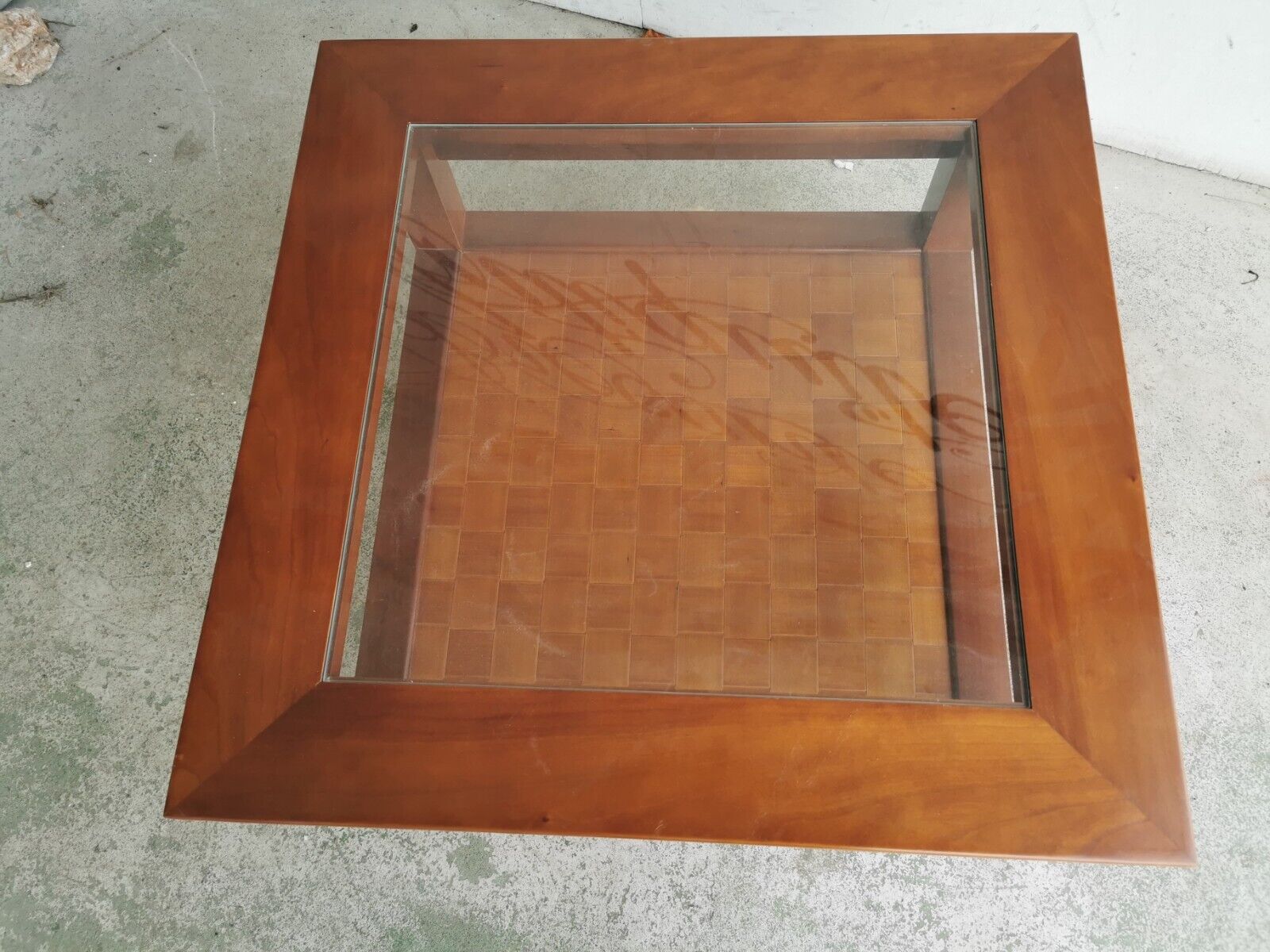 Coffee table in cherry sign ernest menard