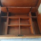 Marine trunk travel cabinet period 19th wood and brass