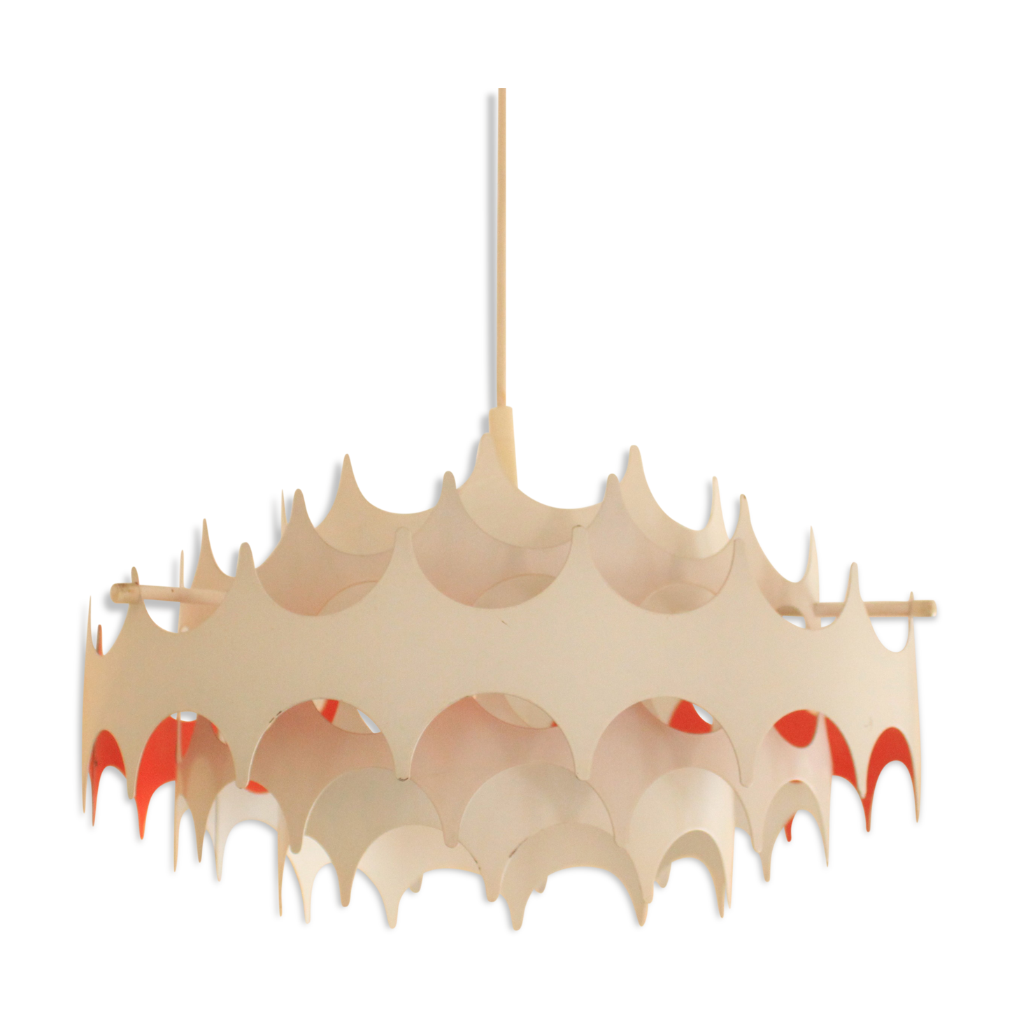 Suspension space age 70s brutalist