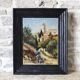 Oil on panel by A. Poulain - Cagnes sur Mer