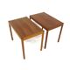 Set de 2 tables de chevet en teck, Suède, 1960