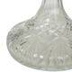 Vintage Samobor Crystal Decanter Ship Decanter Star Motif Lead Crystal