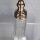 Sugar-washer - The perfect - glass and silver metal 1950