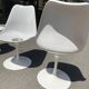 Tulip chairs by eero saarinen for knoll