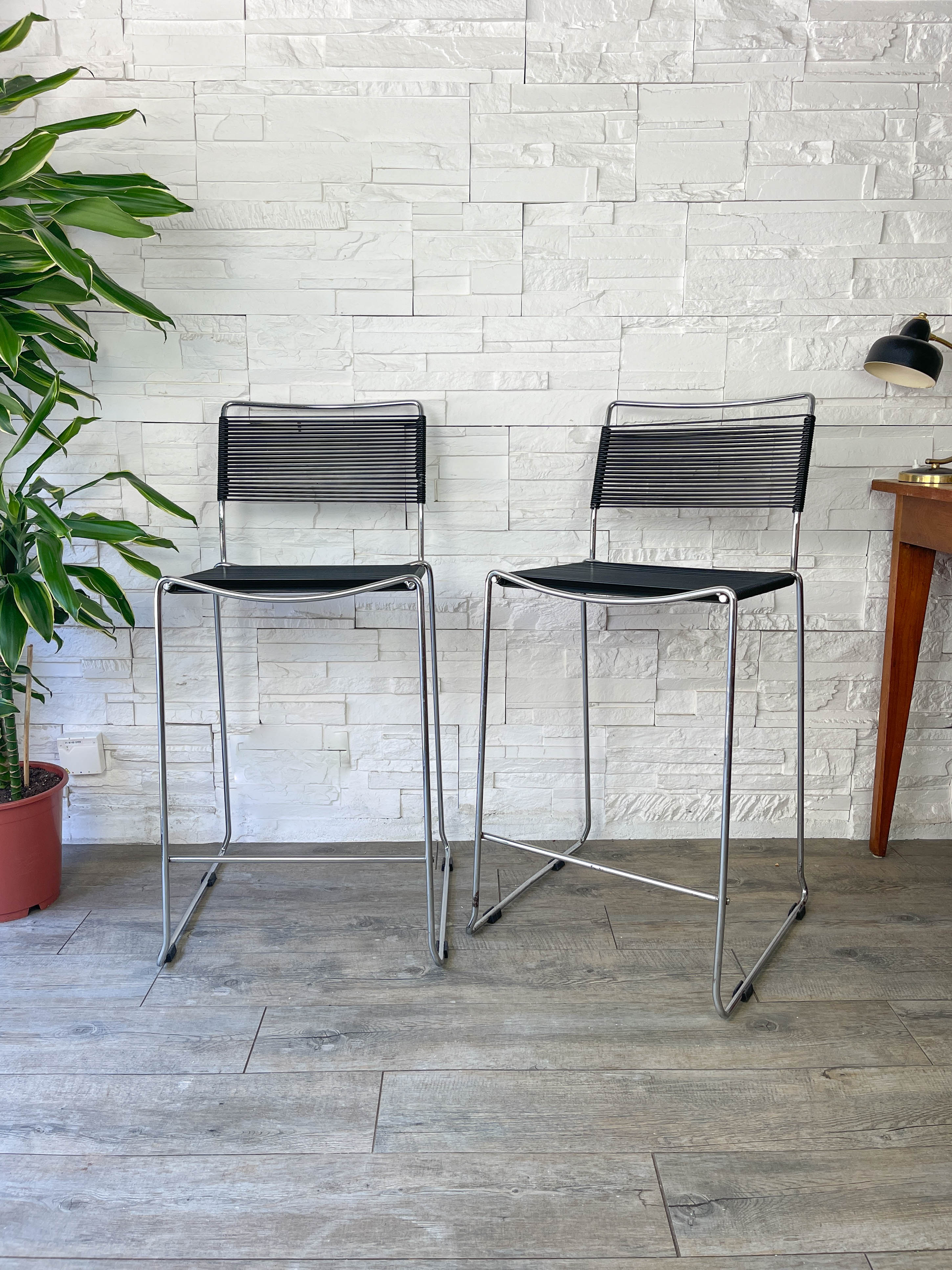 Mid-Century Spaghetti Bar Stools by Giandomenico Belotti for Alias, Italy, 1980s