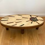 Vallauris ceramic coffee table