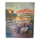 Ancient painting oil canvas pharaohs italy provence sun family