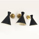 Suite de trois appliques Italiennes de design 1950