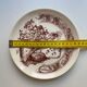 Vintage Cheese Plate Gien - Model "Les Fromages" - Craquelé Earthenware