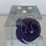 Glass candlestick, 80s