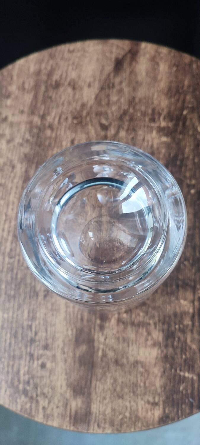 4 cut glass whiskey glasses