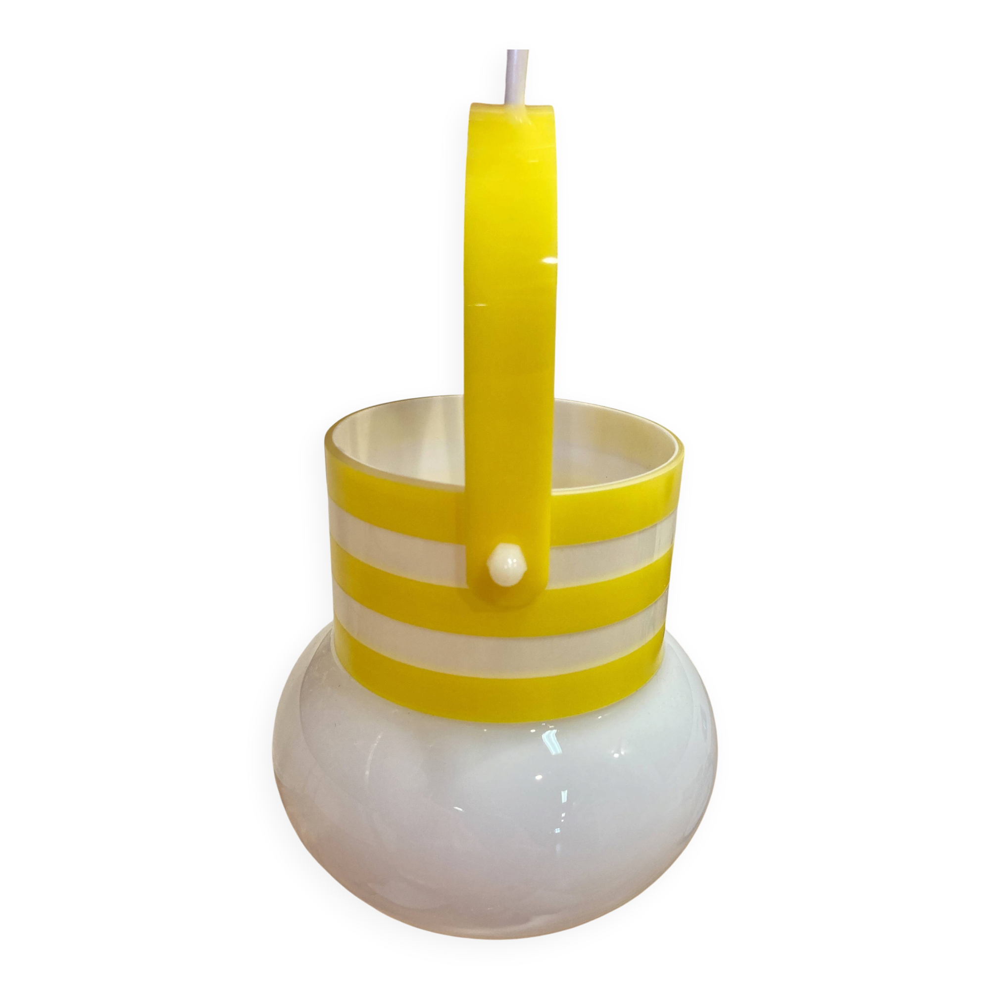 SUSPENSION GLASS SCANDINAVIAN DESIGN. 1960