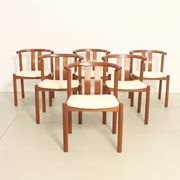 Six teak chairs by Hans J. Frydendal, Denmark 1970