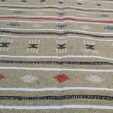 Traditional kilim carpet with Berber motifs 100x145cm