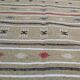 Tapis kilim traditionnel à motifs berbères 100x145cm