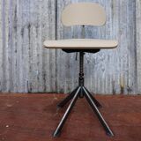Swedish Industrial Architect Office Desk Chair by  Odelberg & Olsen, 1940s