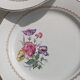 Set of 12 flat plates Digoin Sarreguemines