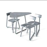 Atelier Serruys 2022 table and three chairs set