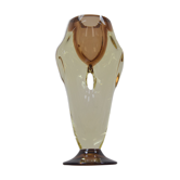 Vase en verre d’art du milieu du siècle, Chribska, années 1960