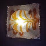 Large vintage Murano glass wall light