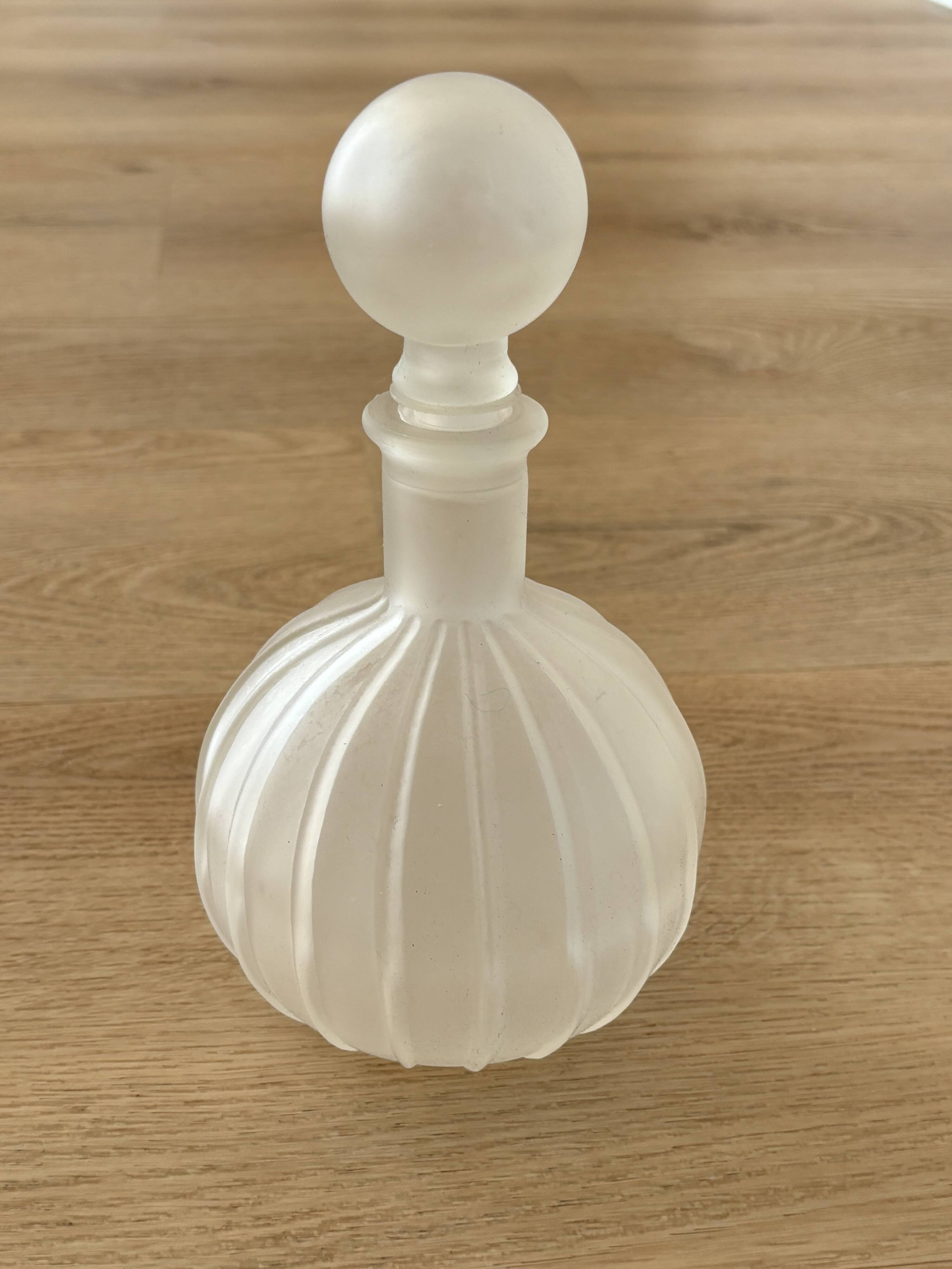 Vintahe Empoli Glass Decanter with Stopper, Italy, 1960s