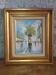 Tableau HST Parisian Impressionist Scene Signed Palsey ~1960