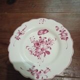 Handmade and painted plate