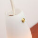 1960s boomerang wall lamp opaline glass