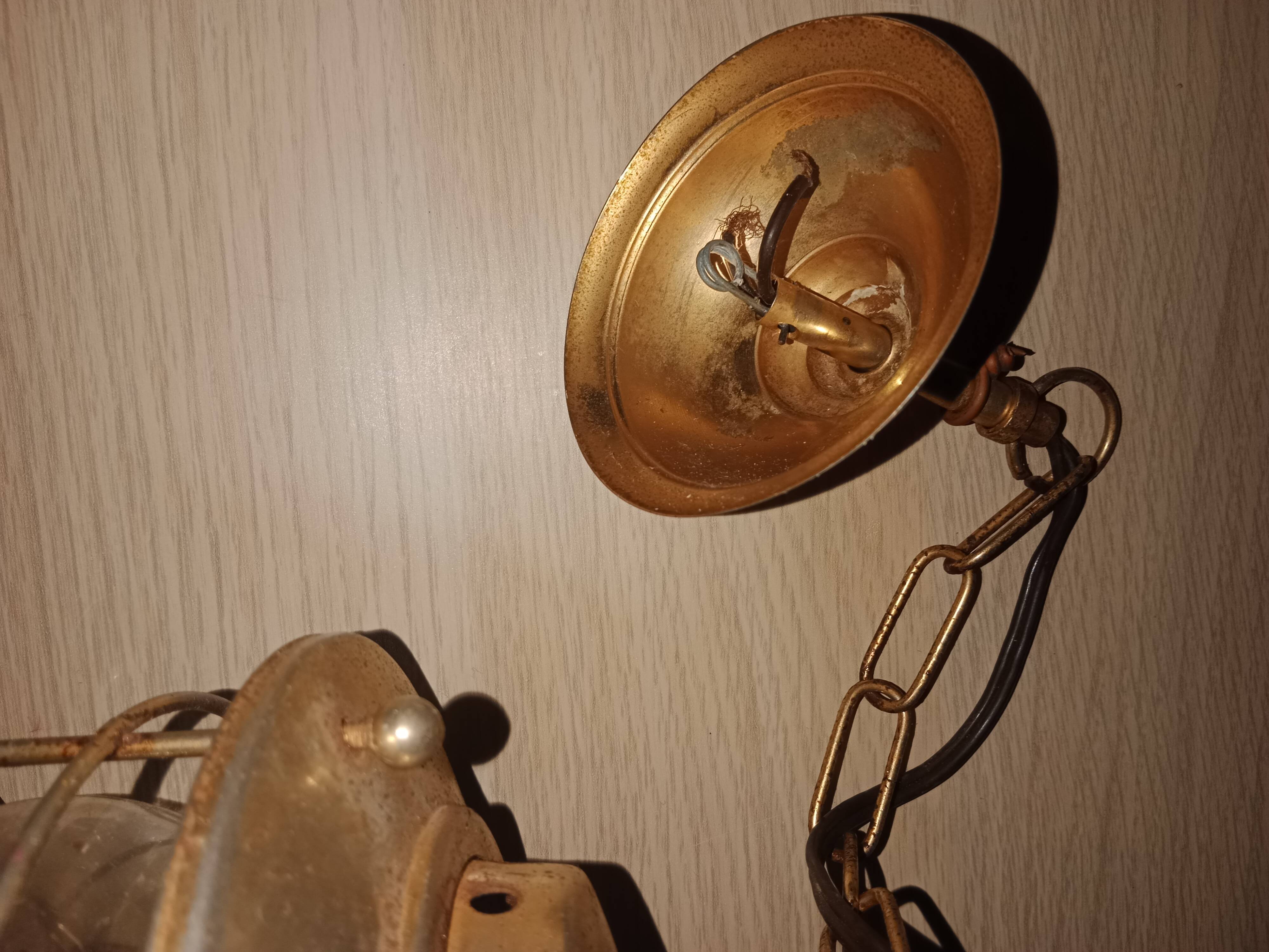 Vintage copper lamp