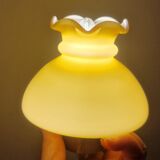 Ochre opaline walkaround in bedside lamp