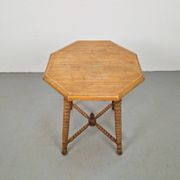 Vintage Dutch Bobbin Side Table, 1930s