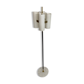 Vintage 1960s Arlus France brass four-light lamp post.