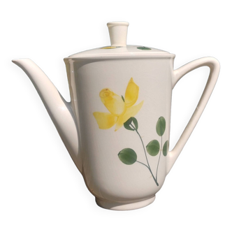 Porcelain coffee/teapot from the Villeroy & Boch earthenware factory, Ophélia model, 1950s/1960s